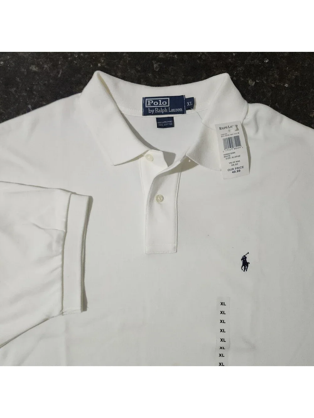 NWT Polo Ralph Lauren Shirt Casual Classic Preppy Old Money Mens XL FLAW